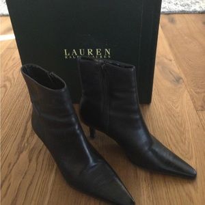 Ralph Lauren leather ankle boots. Morrigan. 6.5. Used. Good condition.